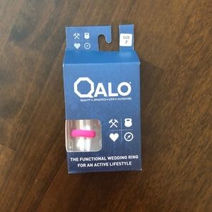 Pink Qalo Wedding Band